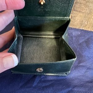 Louis Vuitton Coin Pouch/ Jewelry Pouch dark green